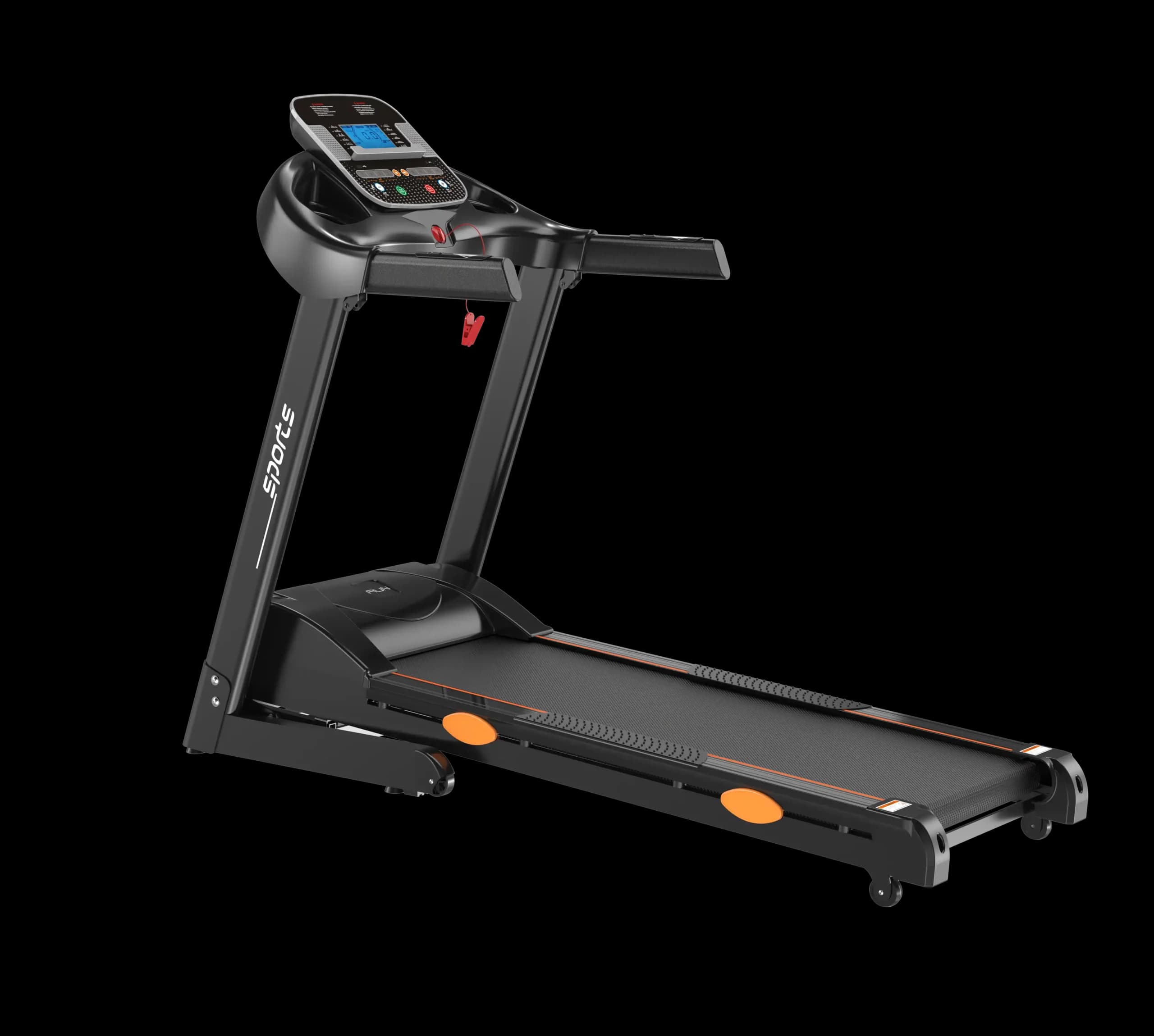 Home Use Motorized Treadmill , colorful knob